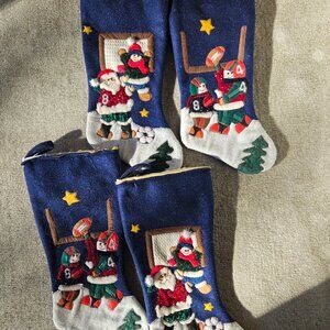 Four Christmas Stockings